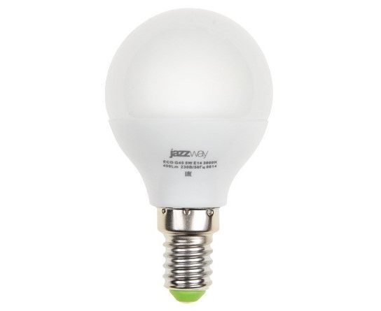 Лампа св/д Jazzway Шар G45 E14 5W(400Lm) 4000K